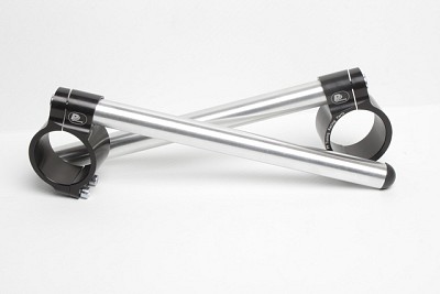 Motorcycle clip-on handlebars ? 53 mm, black, type Sport